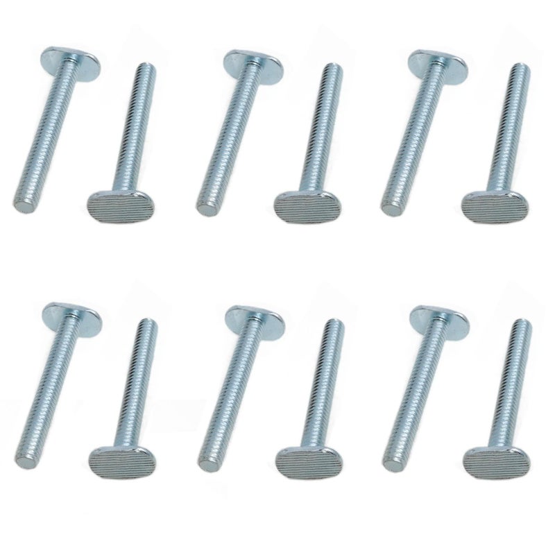 yukata 1/4"-20 T Track Bolts T Slot Bolt General Purpose t Slot Hardware T-Track 2 Inch Long T-Slot Bolt T-Track Fittings for Woodworking Fixtures and Fixing Devices 12PCS - Image 1